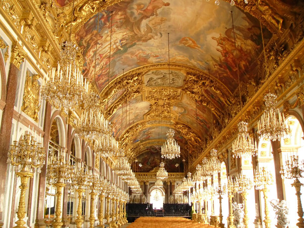 Herrenchiemsee Hall in the Palace of Versailles, France