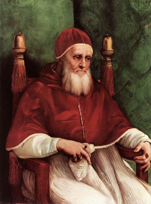 Pope Julius II commissioned Michelangelo to paint the Vatican
