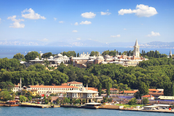 Topkapi Palace in Instanbul, Turkey 