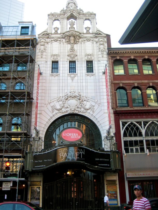 2009 US Summer Tour -- Boston by rrenzoo, on Flickr The Boston Opera house is in Boston, Massachusetts.