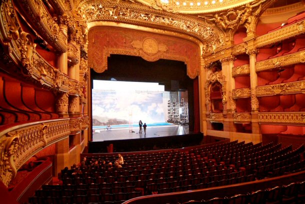 The Palais Garnier is used to house the Paris Opera Library and Museum.