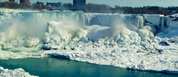 American Falls During Winter