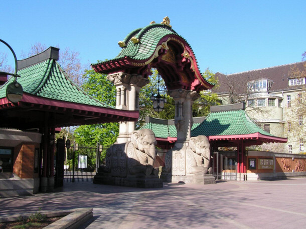 Elephant Gate Entrance to Berlin Zoological Garden