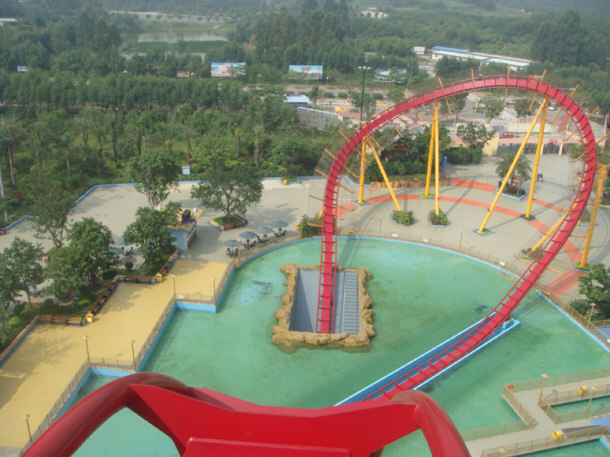 Dive Coaster at Chimelong Paradise