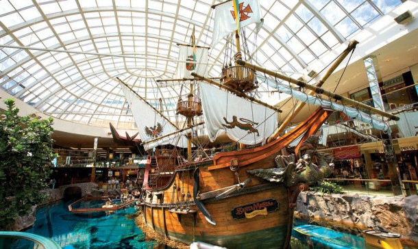 Pirate Ship Attraction at the West Edmonton Mall Water Park