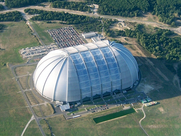 Birds-Eye View of Dome