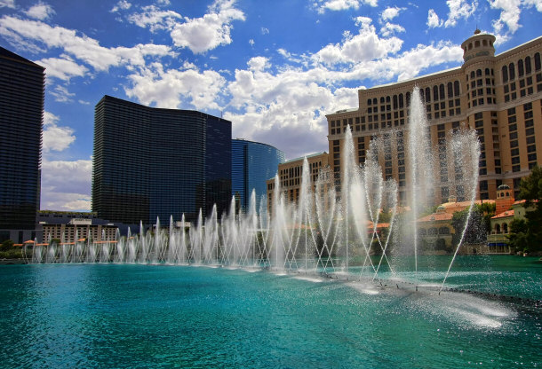 "Dancing" Fountains of the Bellagio