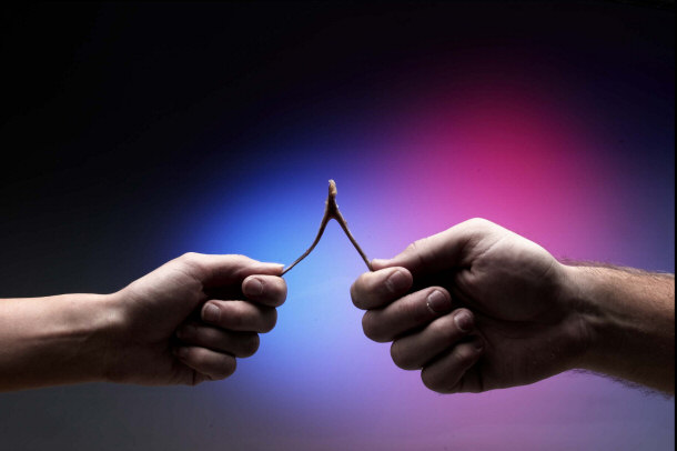 breaking the wishbone will you be lucky?