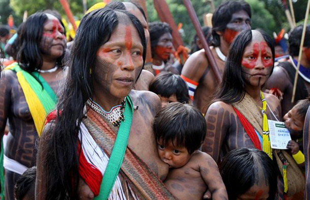 rainforest tribal people