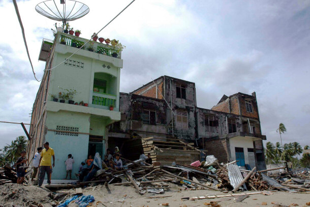 Sumatra, Indonesia Devastated by the Earthquake and Tsunami in 2005