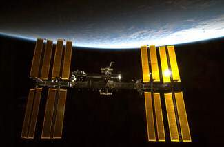 Gold on the ISS