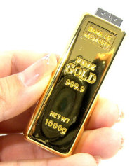 gold-plated USB drive