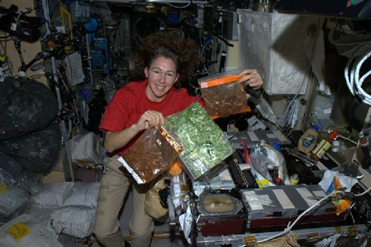 cooking on ISS