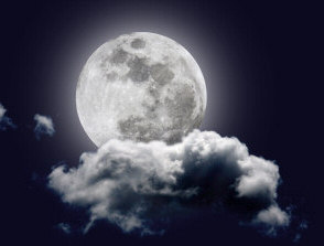 moon with clouds called moon dog