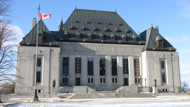 Supreme Court Building in Ottawa, Canada