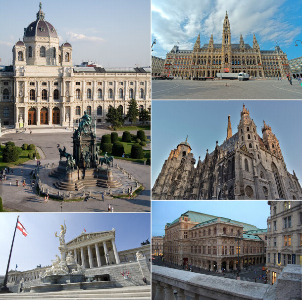 Sites of Vienna, Austria