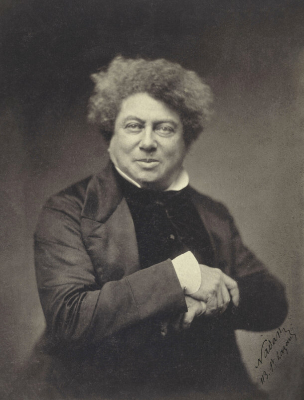 Alexander Dumas, Author of Count of Monte Cristo, in 1855