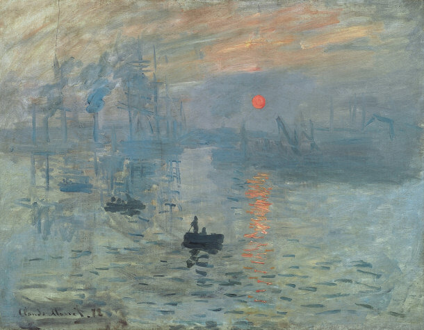 "Impression Sunrise" By Claude Monet in 1872