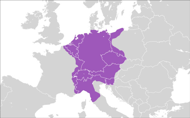 Holy Roman Empire Around 1600 AD