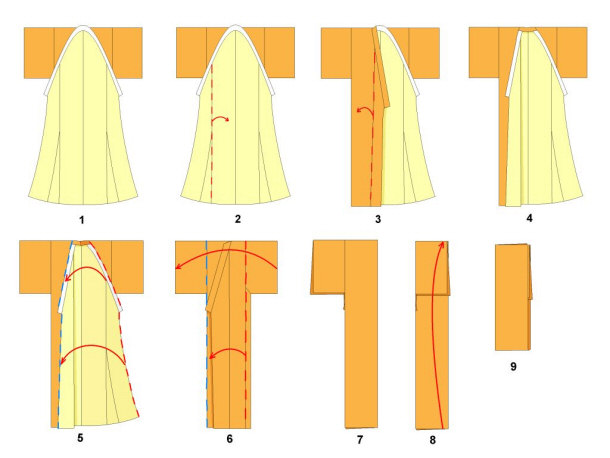 How to Properly Fold a Kimono