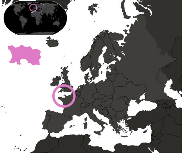 Island of Jersey's Location