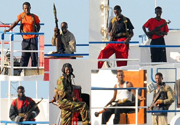 Examples of Somalian Pirates