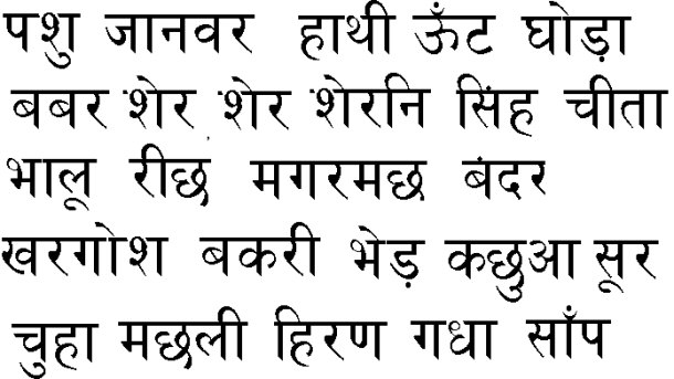 Hindi Writing