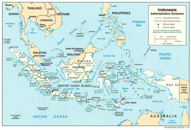 indonesia and malaysia map