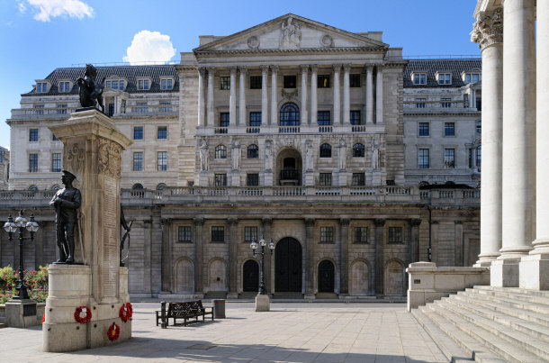 Bank of England Gold Vault London England