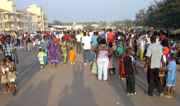 People on the Streets of Guinea-Bissau