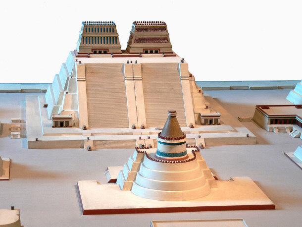 Reconsruction of the Templo Mayor of Tenochtitlan: