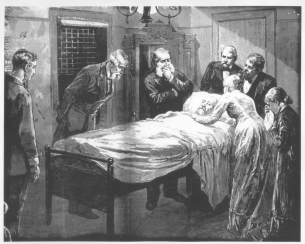 Death Bed of President Garfield