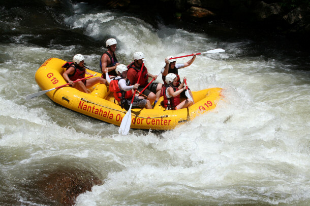 Raft on Nantahala River