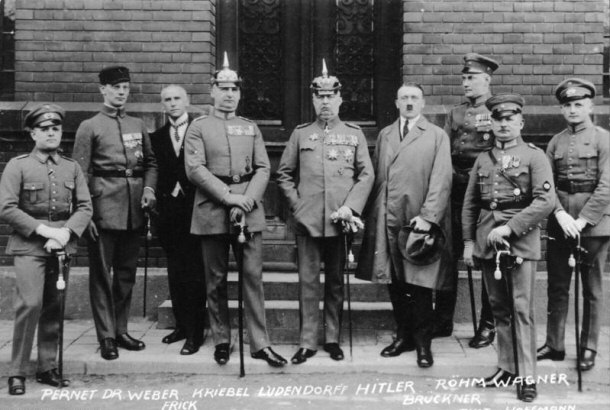 Defendants in the Beer Hall Putsch, Including Hitler