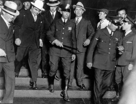Capone Escorted by the Law Enforcement of the IRS - the CID