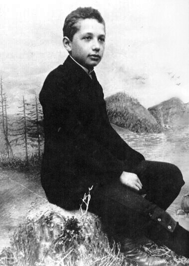 Albert Einstein Age 14, A Year Before He Dropped Out of School