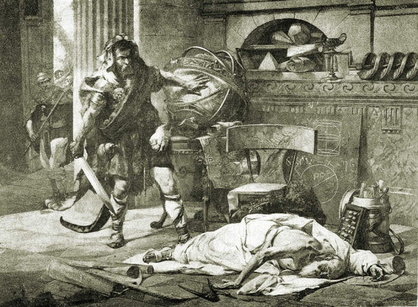 Archimedes was wanted alive by Rome but was killed by a Roman Soldier