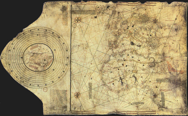 Columbus's Map Circa 1490