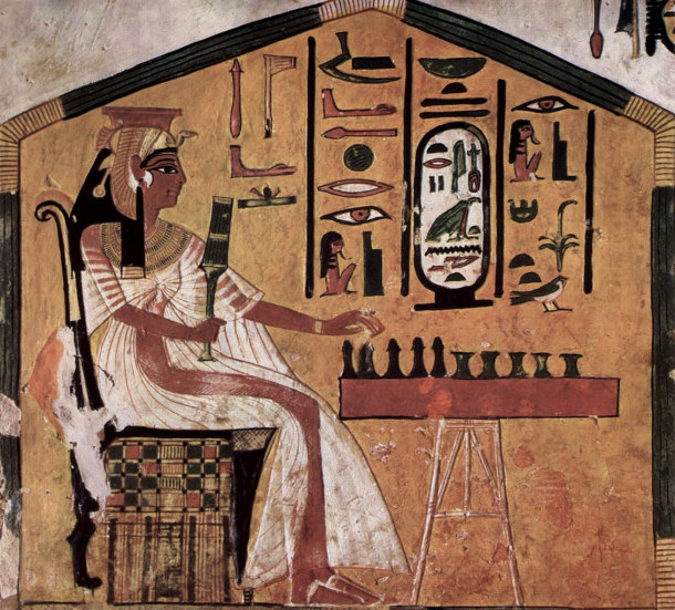 Egyptian Style of Clothing Depicted in Nefertari's Tomb