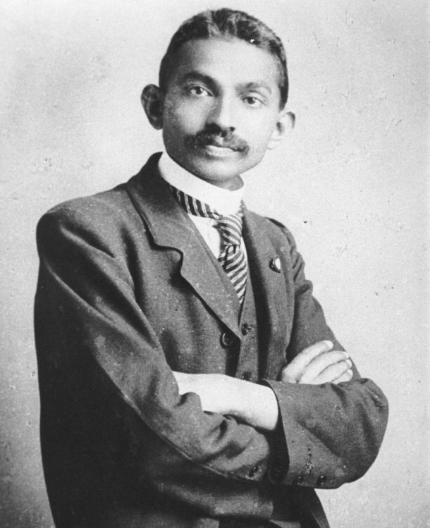 Gandhi Working as a Lawyer in South Africa in 1906