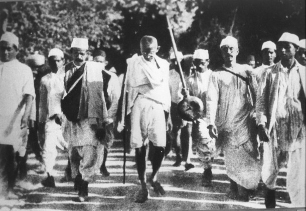 Gandhi During the Salt March
