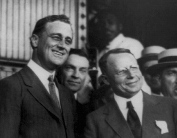 Roosevelt and Cox During 1920 Presidential Campaign