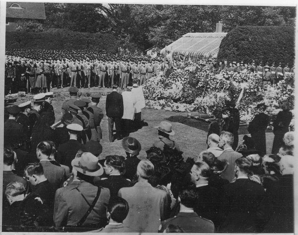 FDR Burial at Hyde Park, NY Cemetery