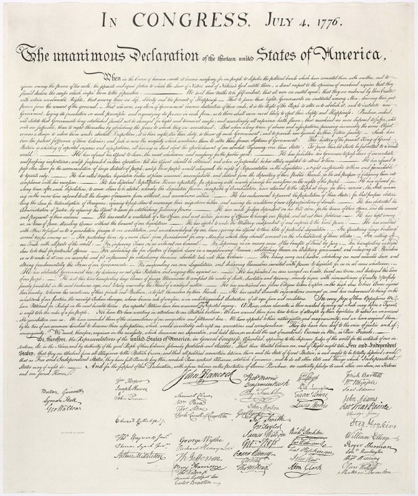 draft of declaration of independence