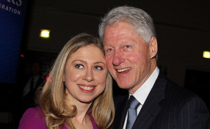 Chelsea & Bill Clinton