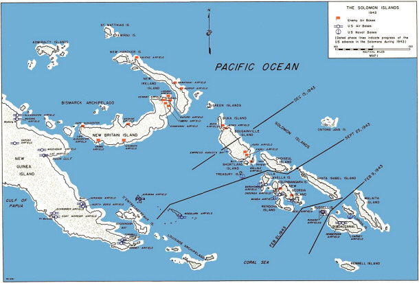 U.S. Navy Map from 1943