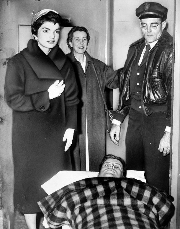Kennedy in 1954 after Undergoing Spinal Surgery