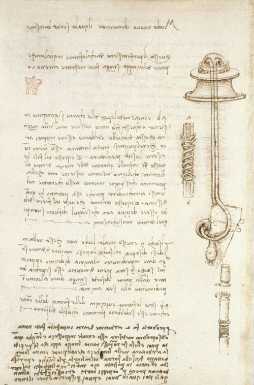 The Codex of Arundel were Leonardo Da Vinci's notes