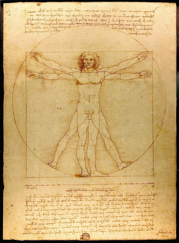 Leonardo da Vinci's Vitruvian Man - 1492