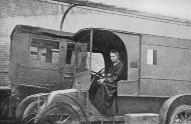 Marie Curie Driving Mobile X-ray Van